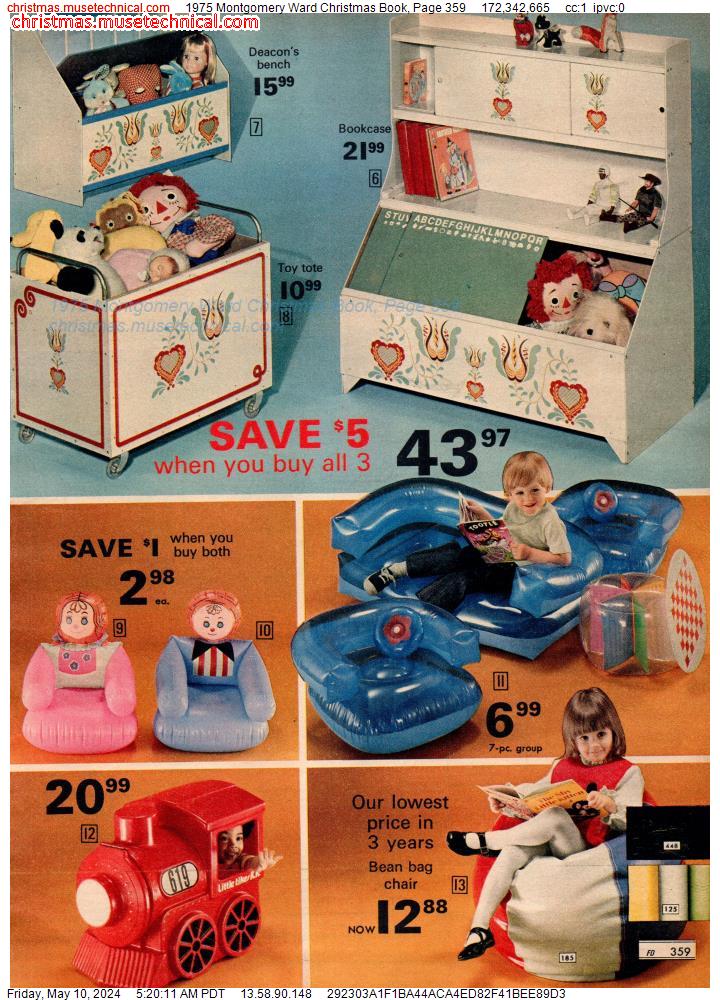 1975 Montgomery Ward Christmas Book, Page 359
