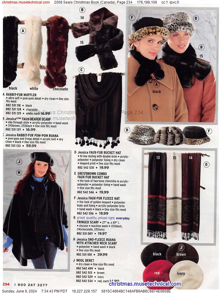 2008 Sears Christmas Book (Canada), Page 234