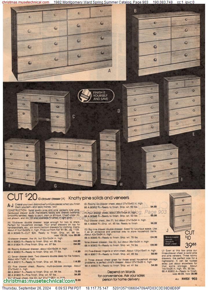 1982 Montgomery Ward Spring Summer Catalog, Page 903