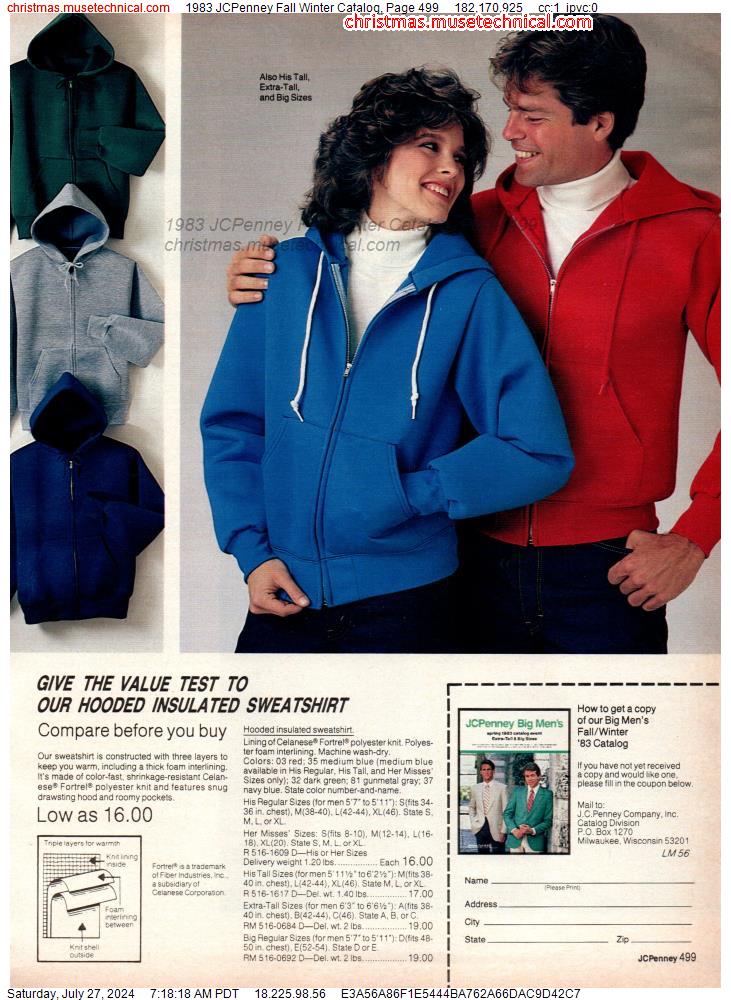 1983 JCPenney Fall Winter Catalog, Page 499