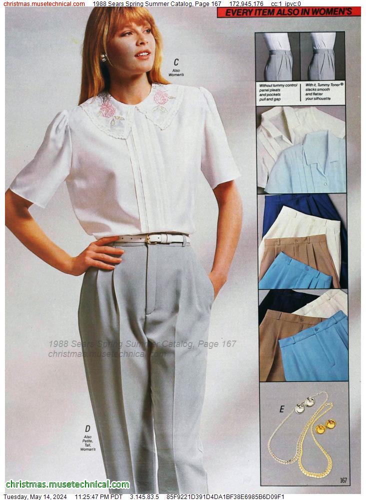 1988 Sears Spring Summer Catalog, Page 167