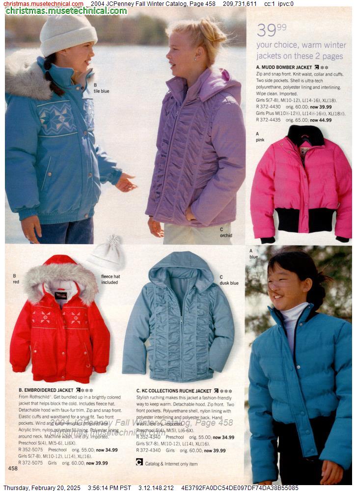 2004 JCPenney Fall Winter Catalog, Page 458