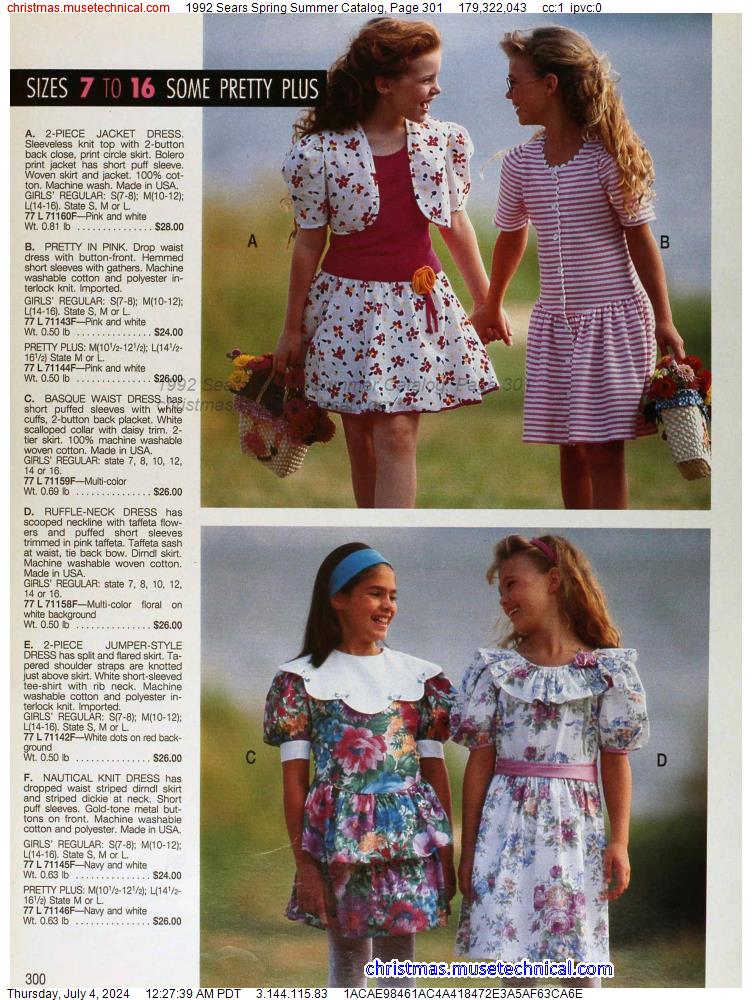 1992 Sears Spring Summer Catalog, Page 301