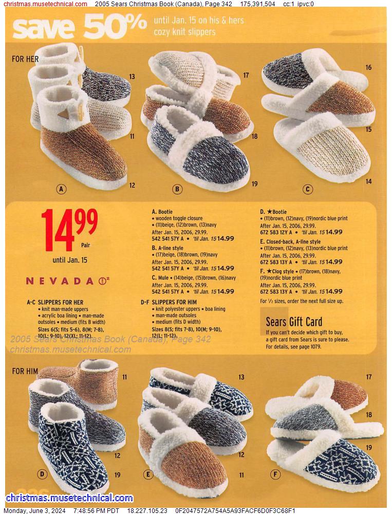 2005 Sears Christmas Book (Canada), Page 342