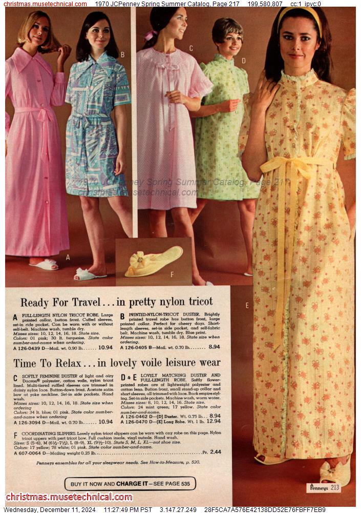 1970 JCPenney Spring Summer Catalog, Page 217