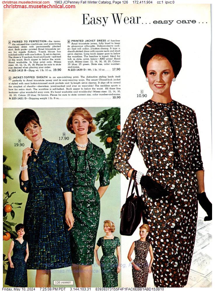 1963 JCPenney Fall Winter Catalog, Page 126