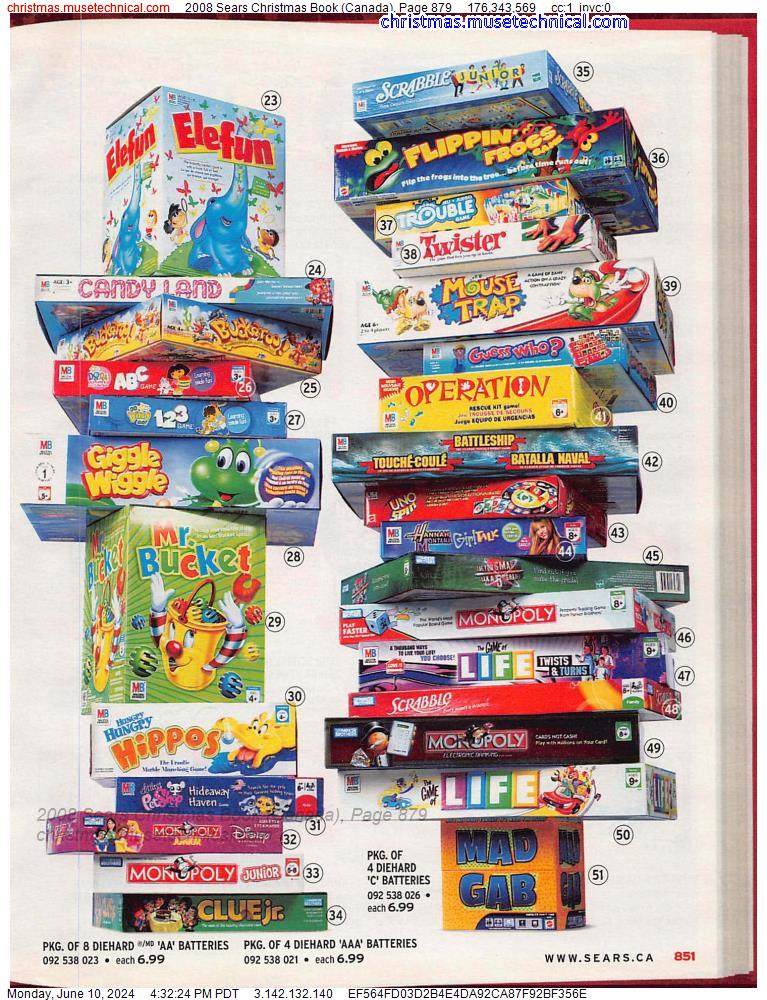 2008 Sears Christmas Book (Canada), Page 879