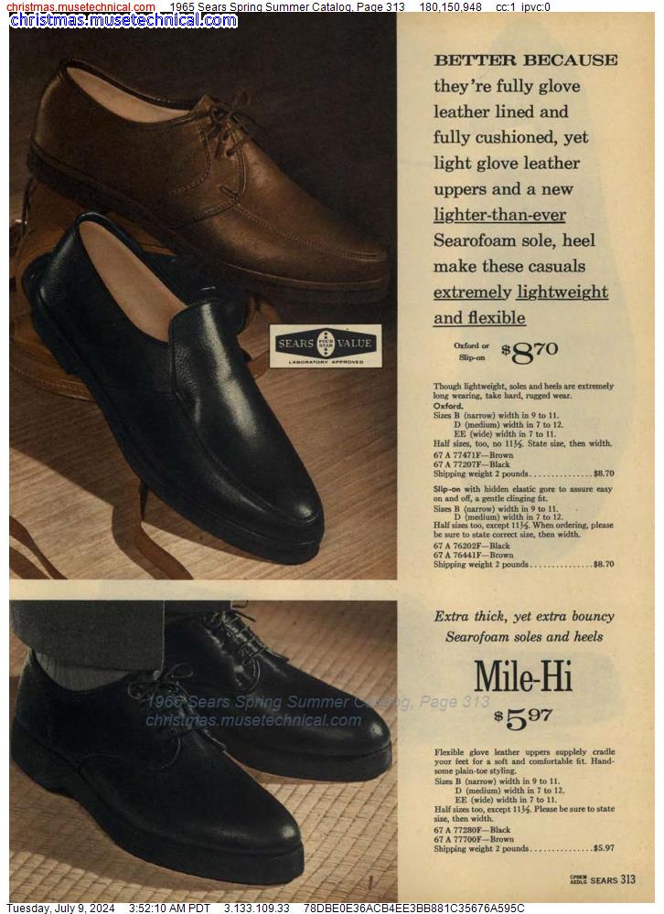 1965 Sears Spring Summer Catalog, Page 313