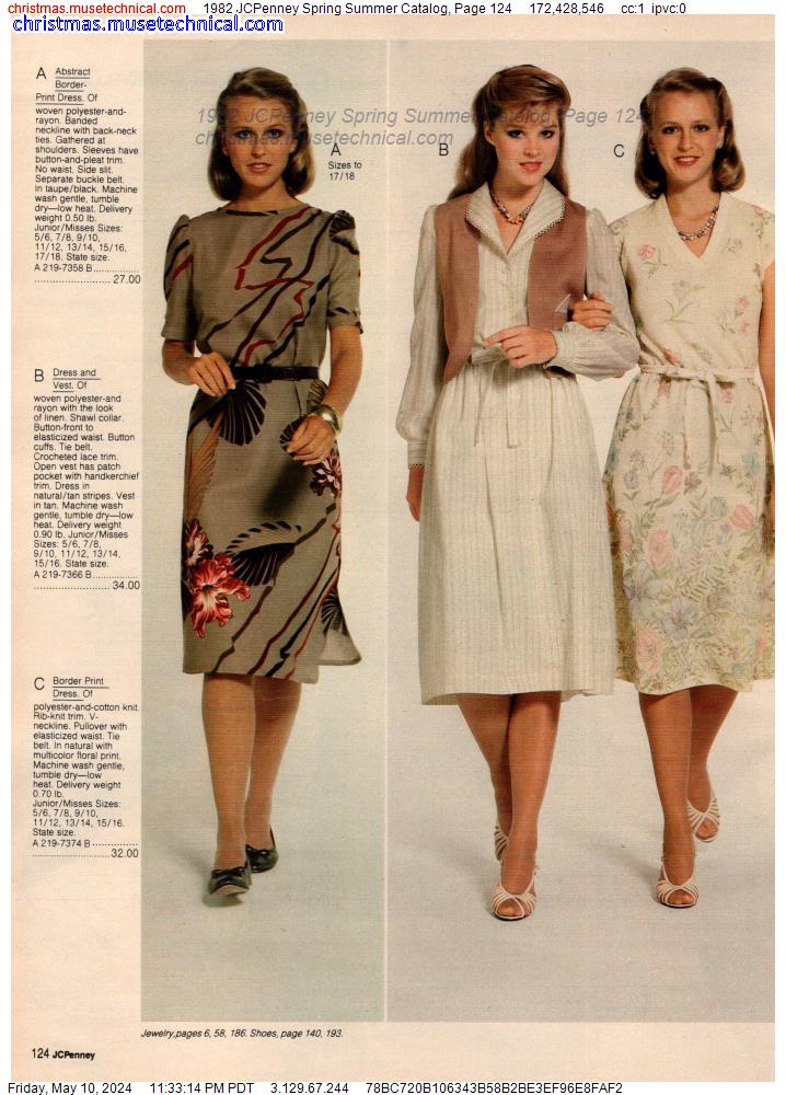 1982 JCPenney Spring Summer Catalog, Page 124