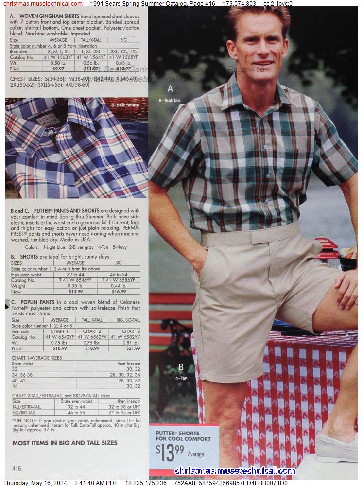 1991 Sears Spring Summer Catalog, Page 416