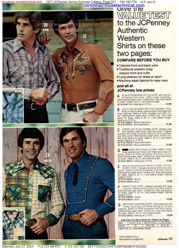 1977 JCPenney Spring Summer Catalog, Page 357