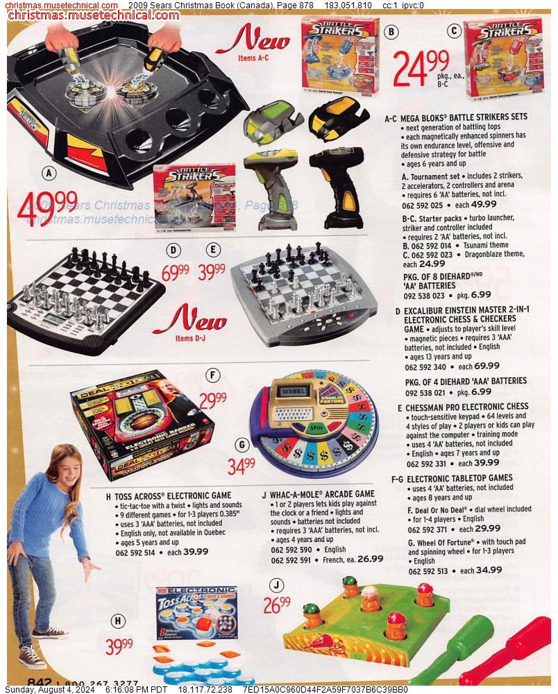 2009 Sears Christmas Book (Canada), Page 878