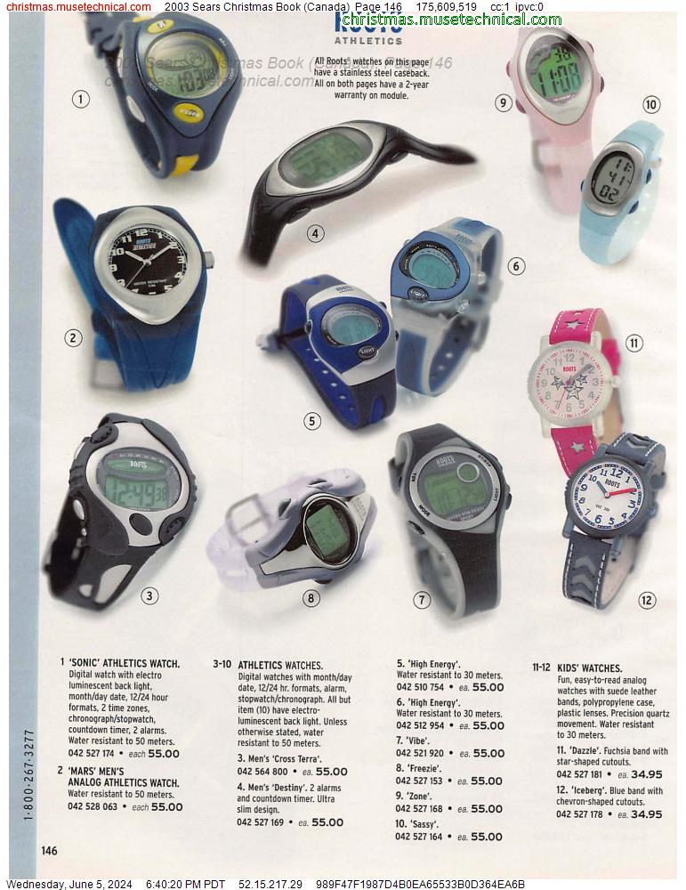 2003 Sears Christmas Book (Canada), Page 146