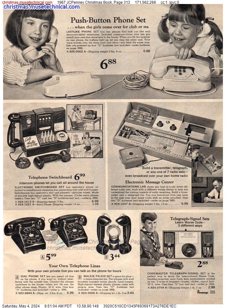1967 JCPenney Christmas Book, Page 313