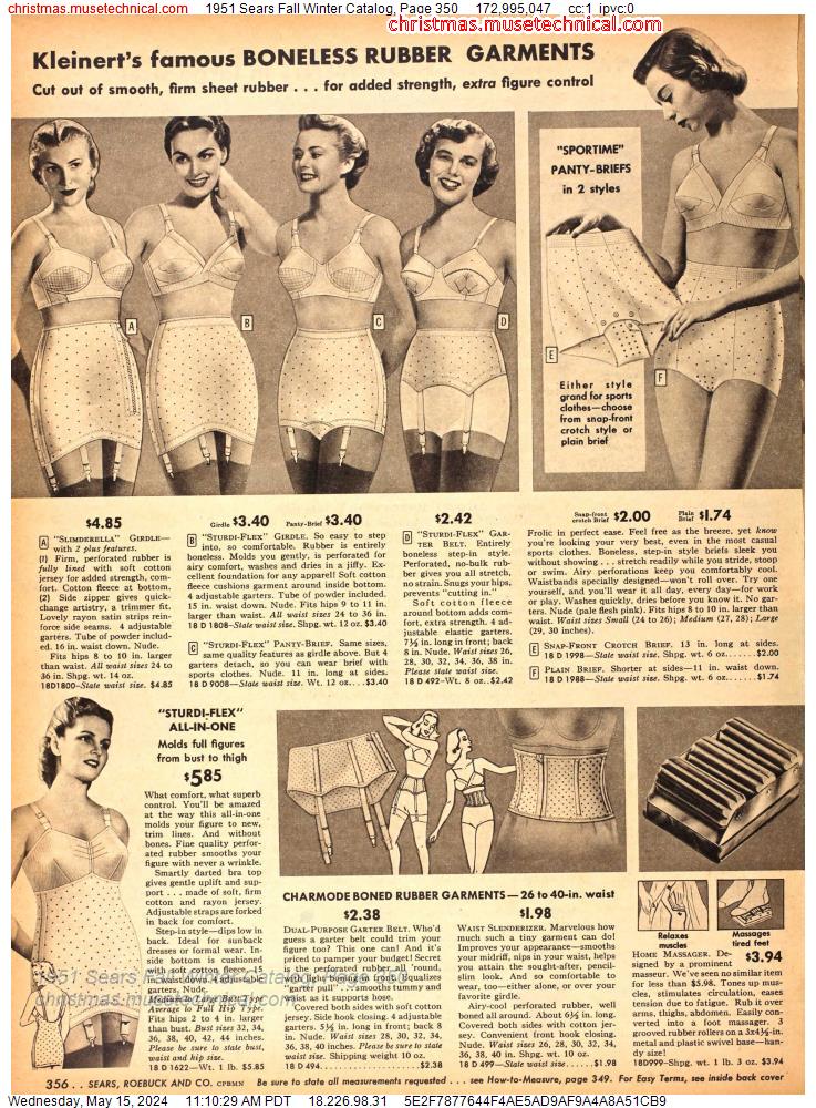 1951 Sears Fall Winter Catalog, Page 350