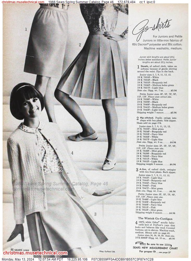 1966 Sears Spring Summer Catalog, Page 46