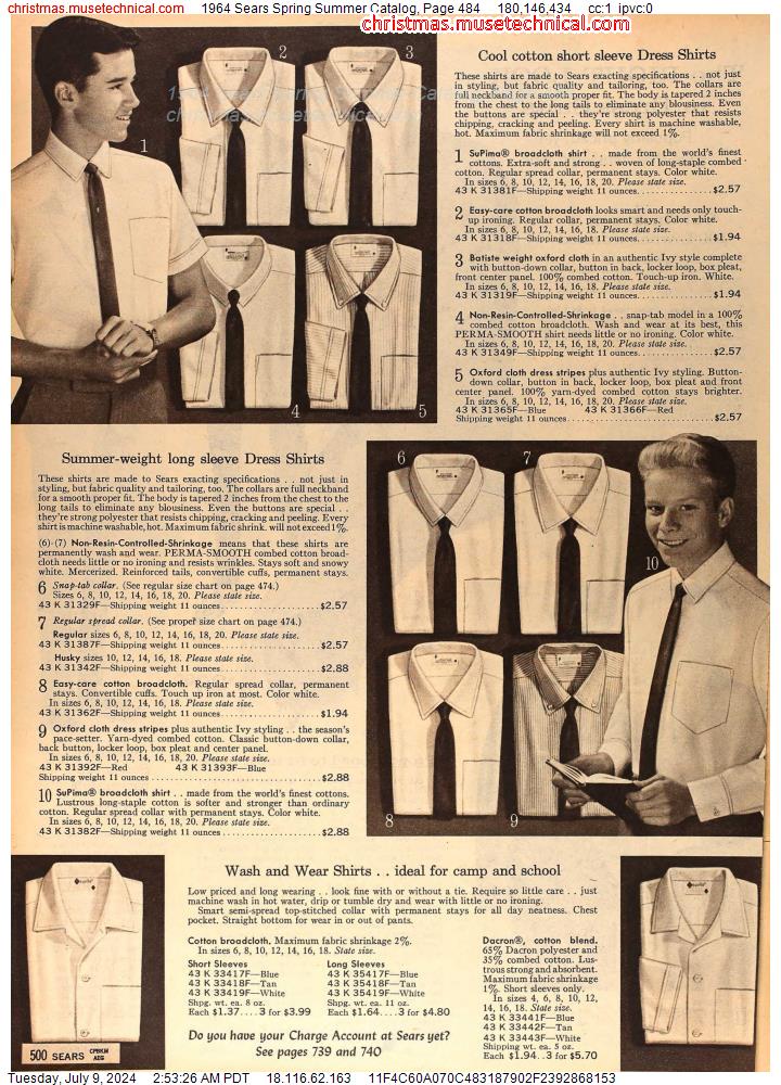 1964 Sears Spring Summer Catalog, Page 484