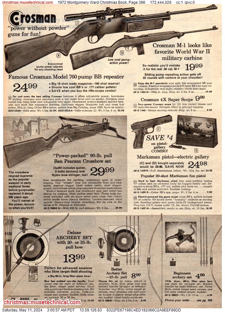 1972 Montgomery Ward Christmas Book, Page 386