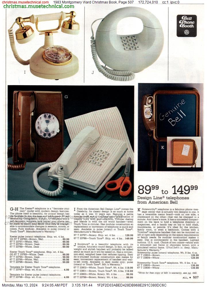 1983 Montgomery Ward Christmas Book, Page 507