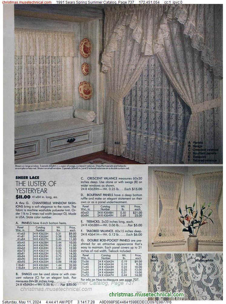 1991 Sears Spring Summer Catalog, Page 737