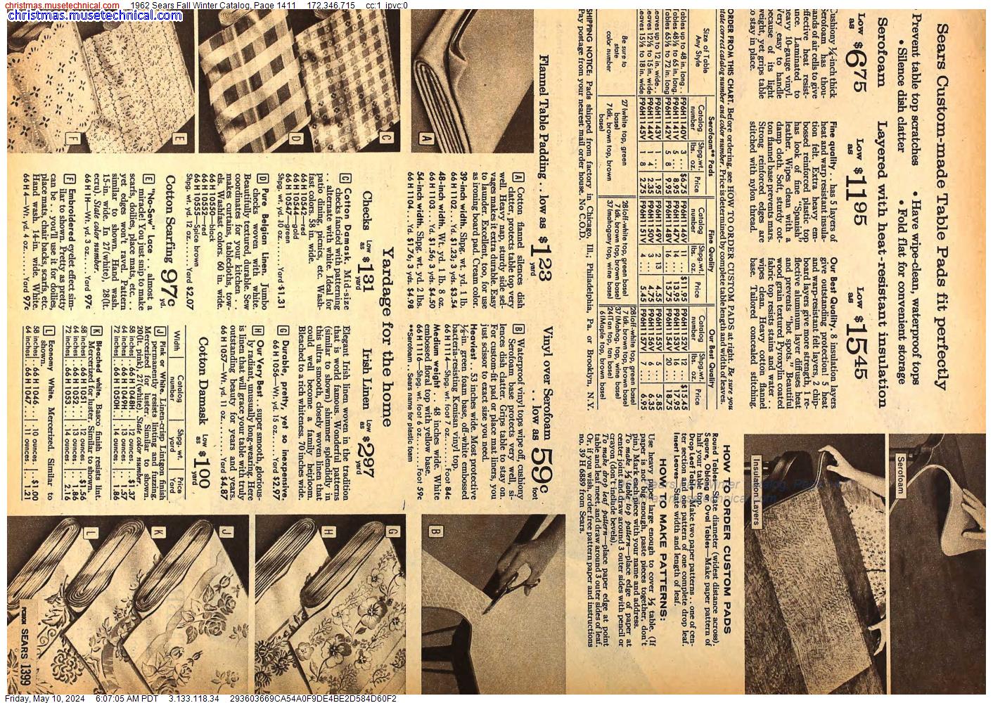 1962 Sears Fall Winter Catalog, Page 1411