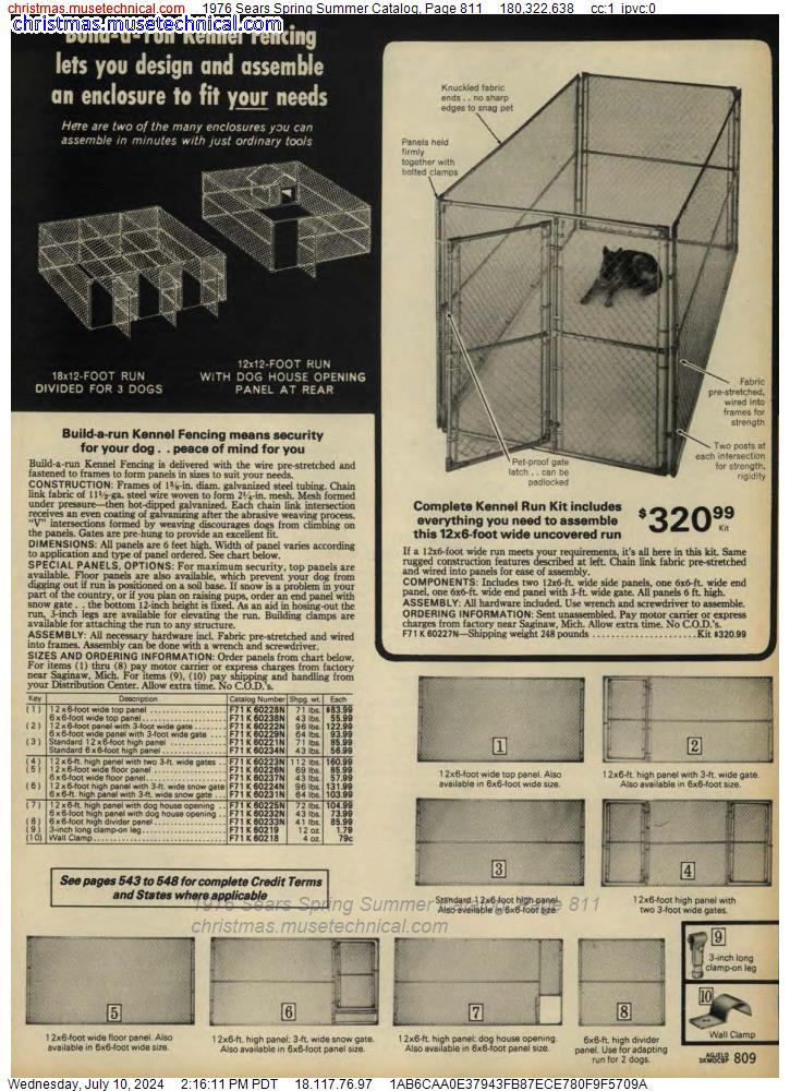 1976 Sears Spring Summer Catalog, Page 811