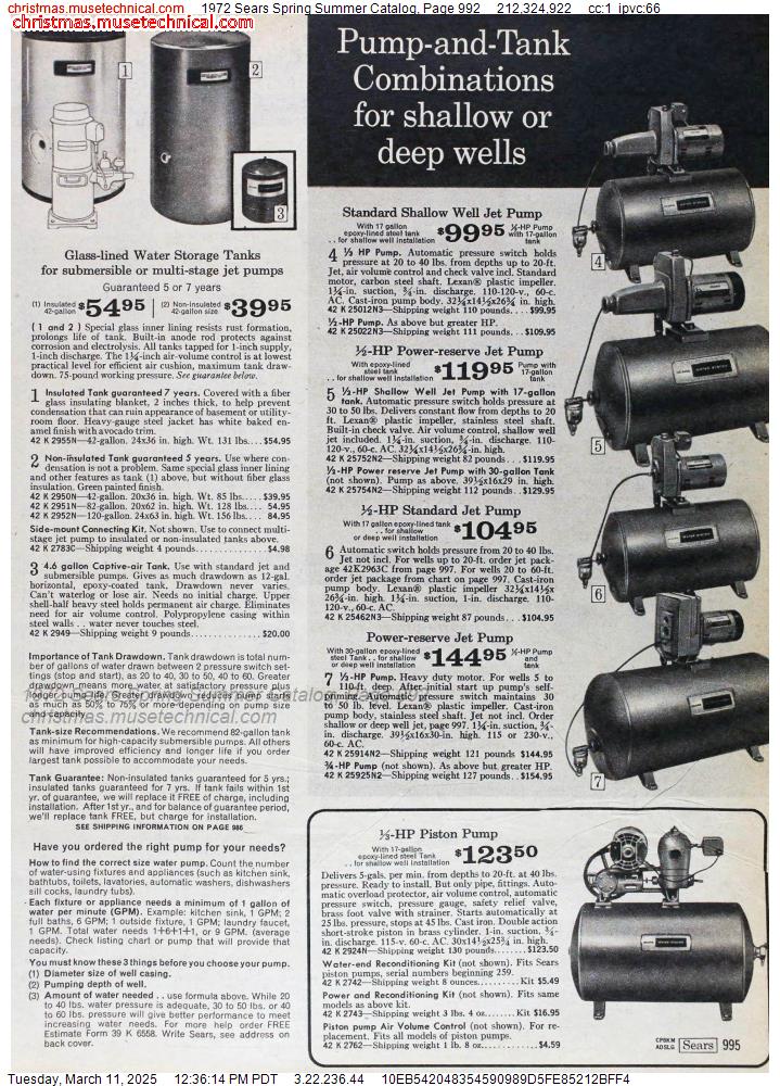 1972 Sears Spring Summer Catalog, Page 992