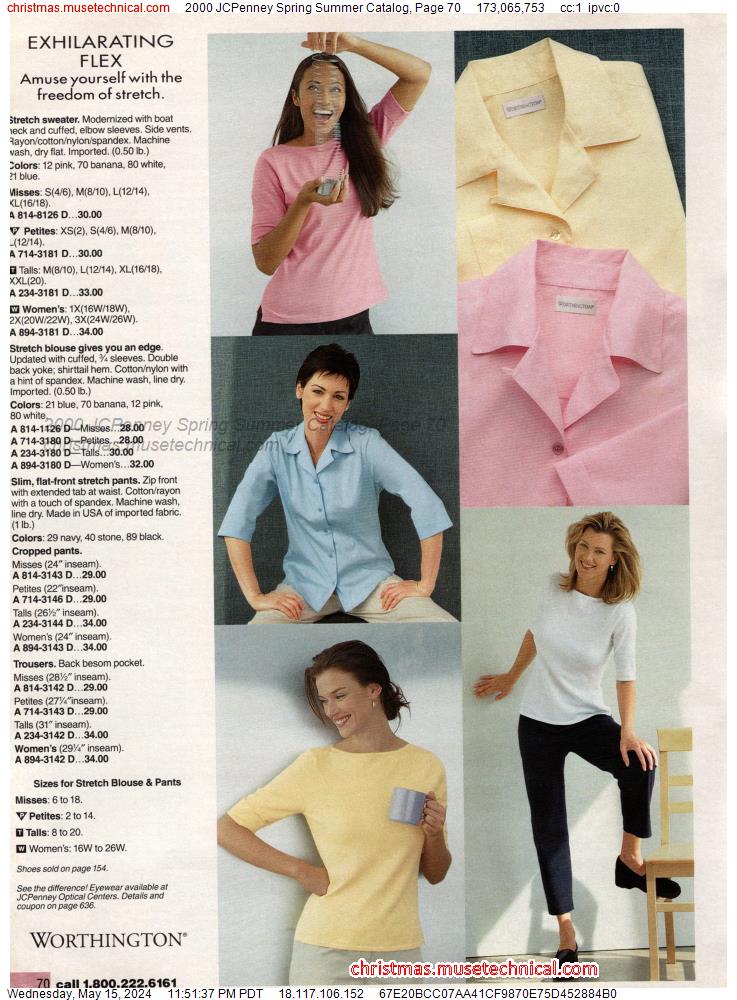 2000 JCPenney Spring Summer Catalog, Page 70