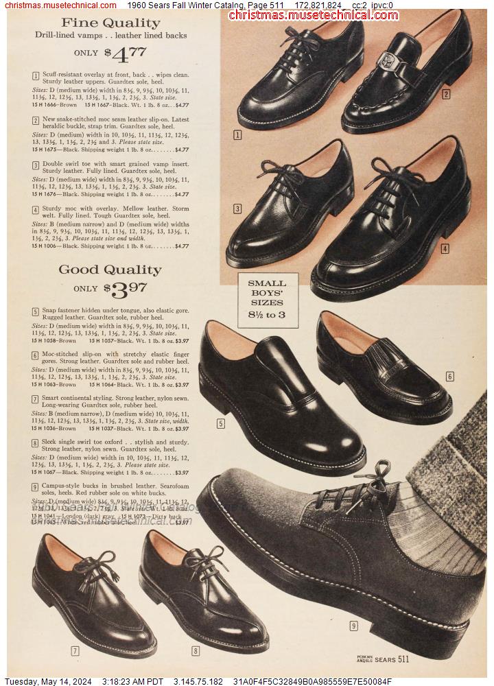 1960 Sears Fall Winter Catalog, Page 511
