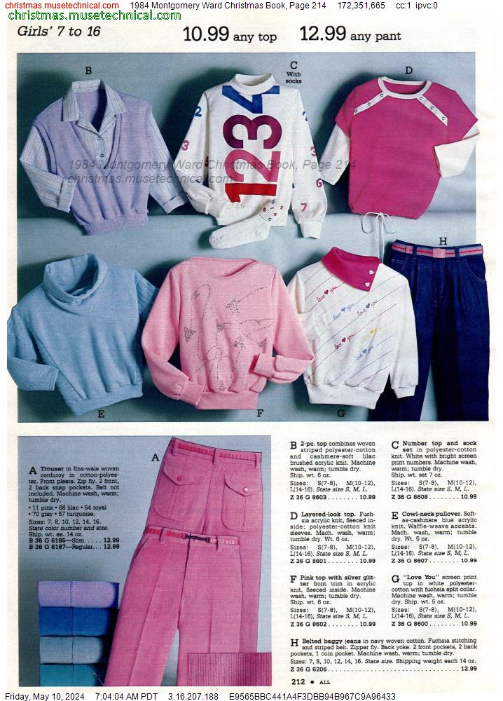 1984 Montgomery Ward Christmas Book, Page 214
