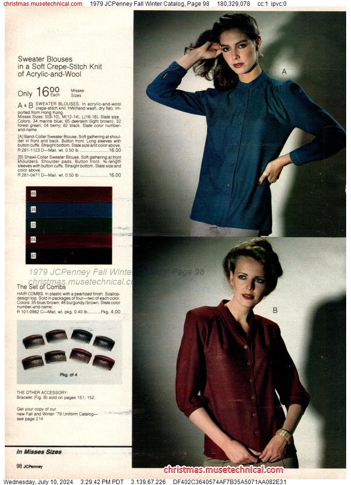 1979 JCPenney Fall Winter Catalog, Page 98