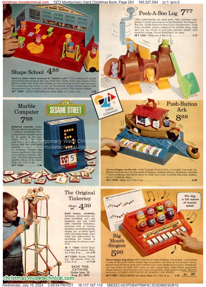 1973 Montgomery Ward Christmas Book, Page 263