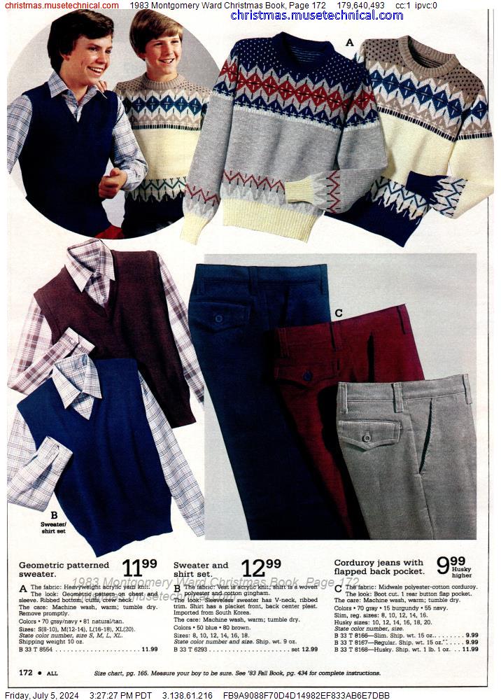 1983 Montgomery Ward Christmas Book, Page 172