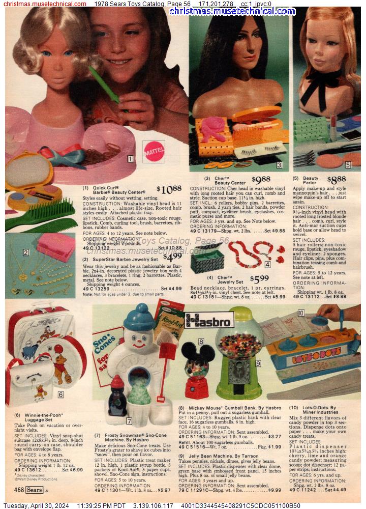 1978 Sears Toys Catalog, Page 56