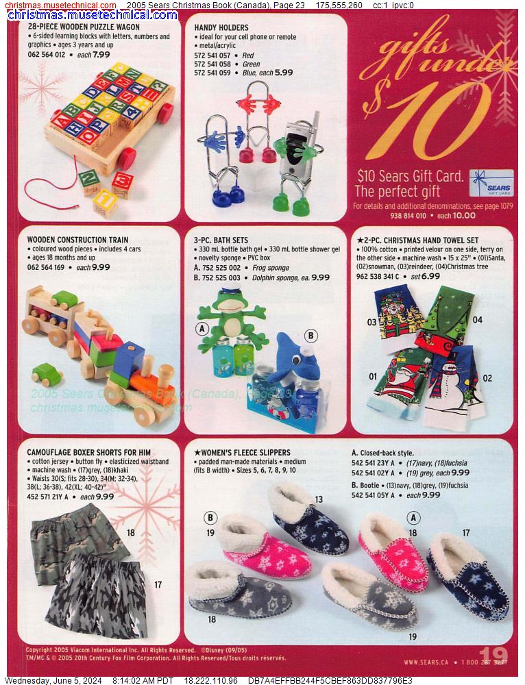 2005 Sears Christmas Book (Canada), Page 23