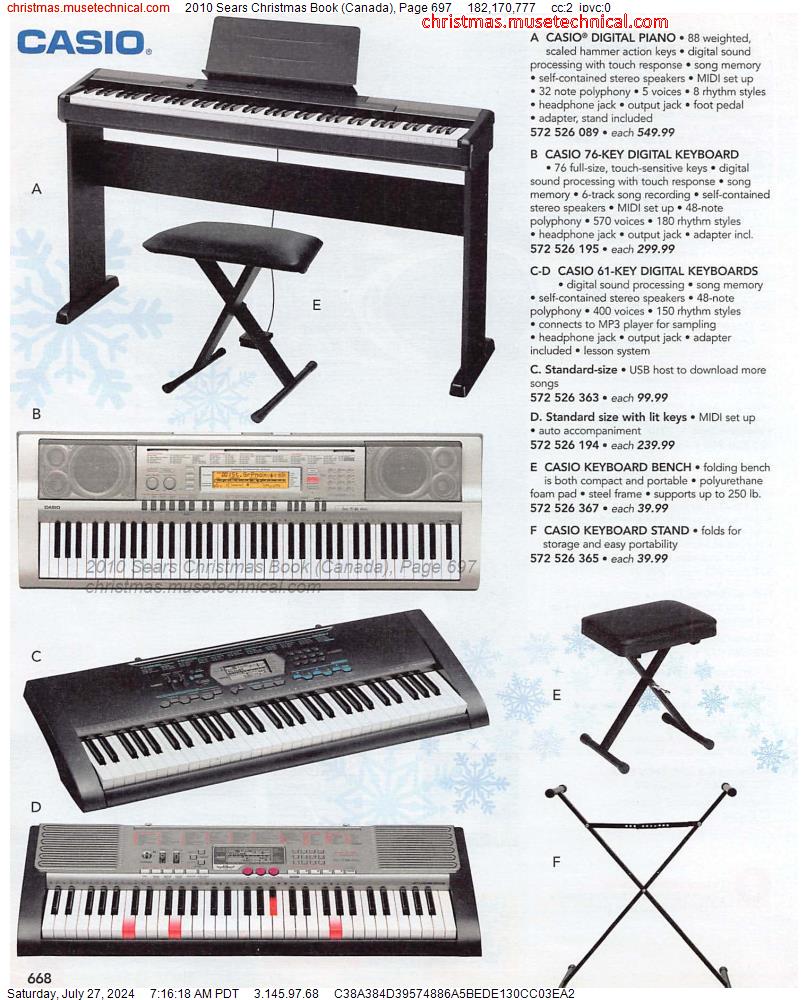 2010 Sears Christmas Book (Canada), Page 697