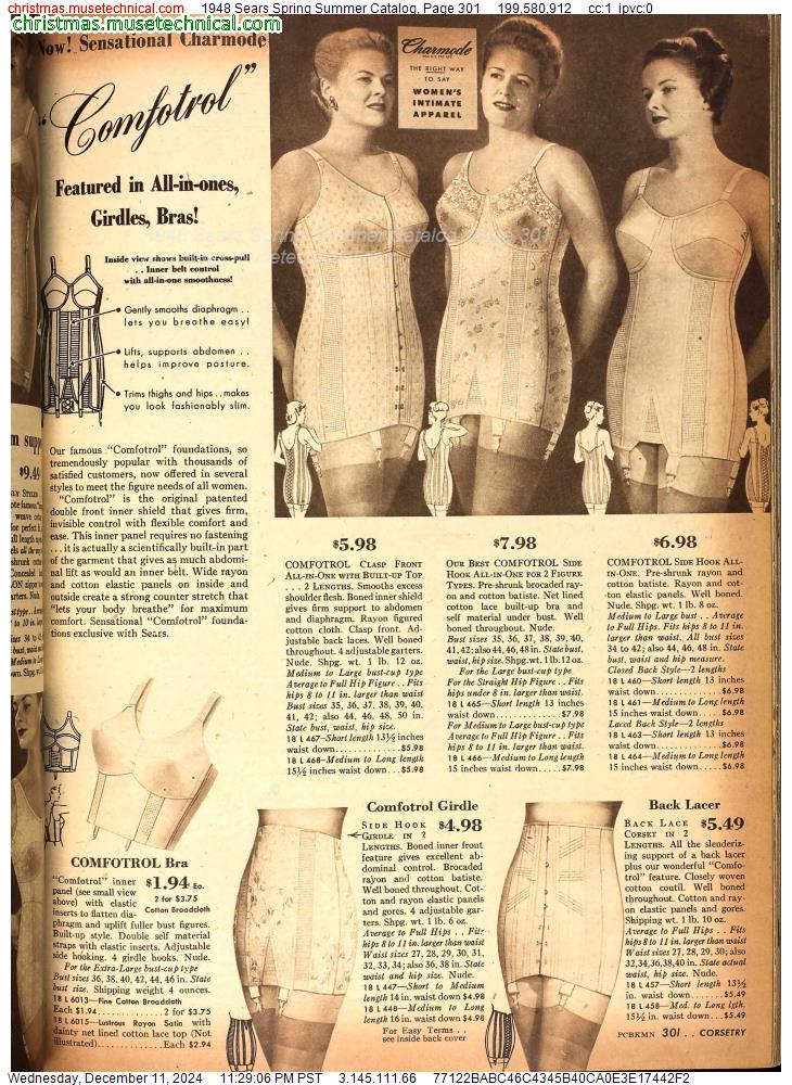 1948 Sears Spring Summer Catalog, Page 301