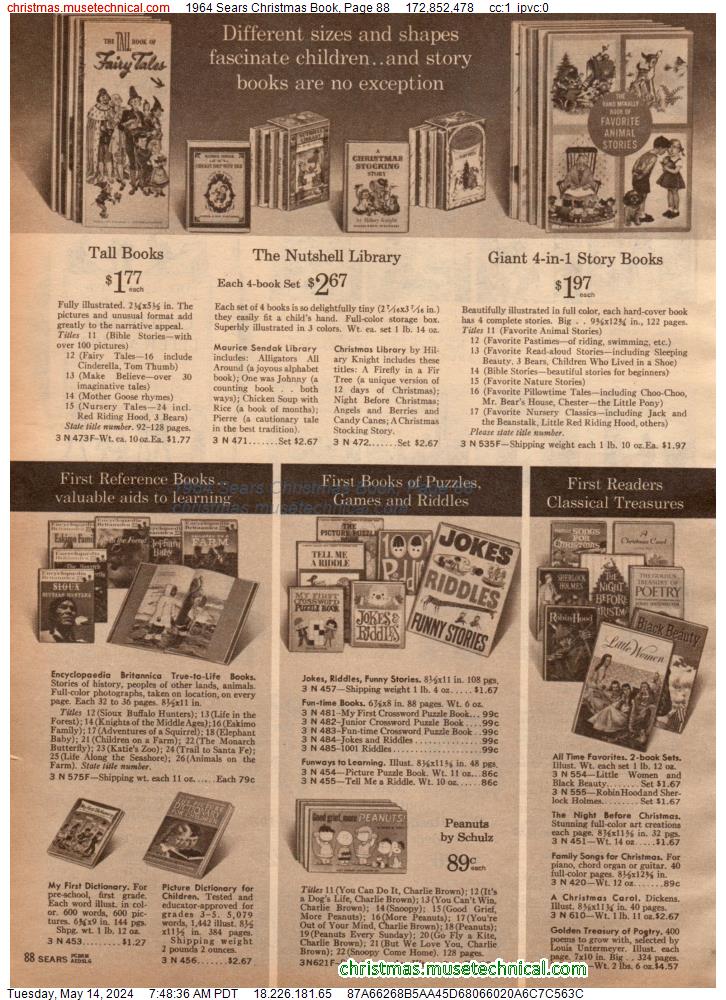 1964 Sears Christmas Book, Page 88