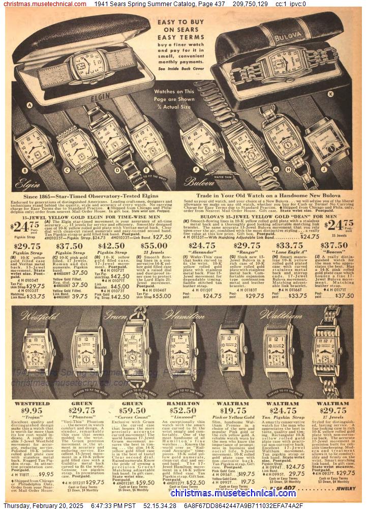 1941 Sears Spring Summer Catalog, Page 437