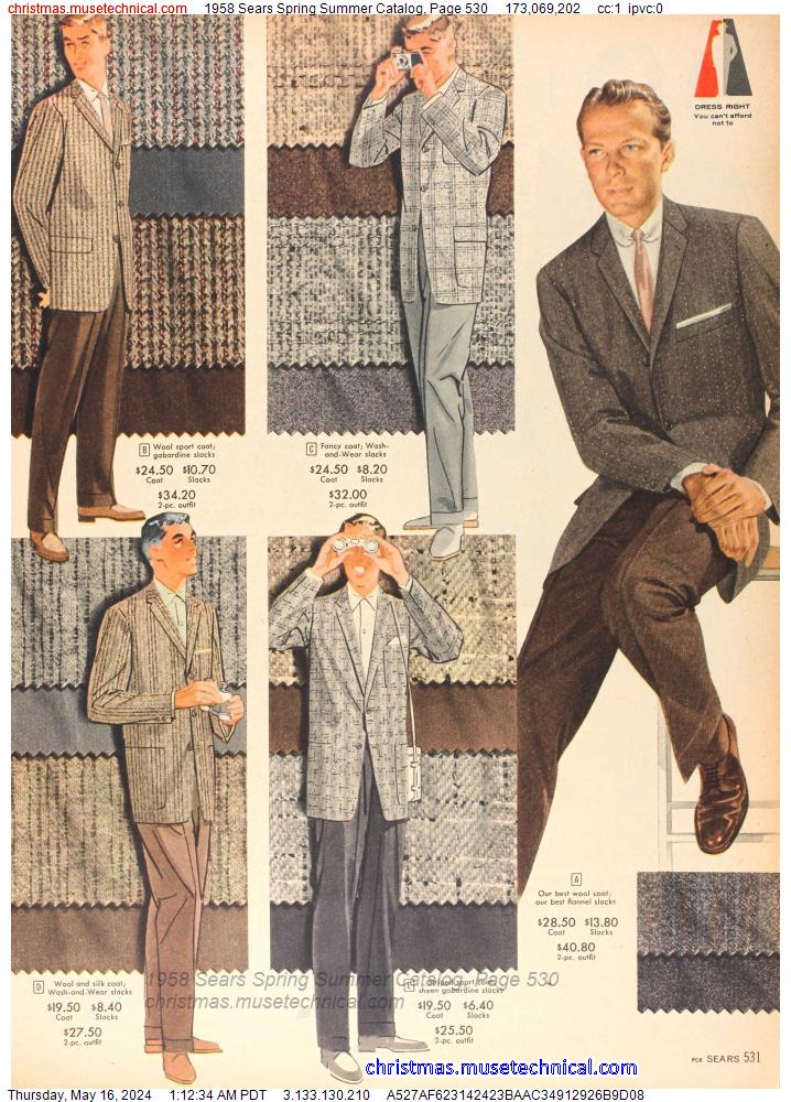 1958 Sears Spring Summer Catalog, Page 530