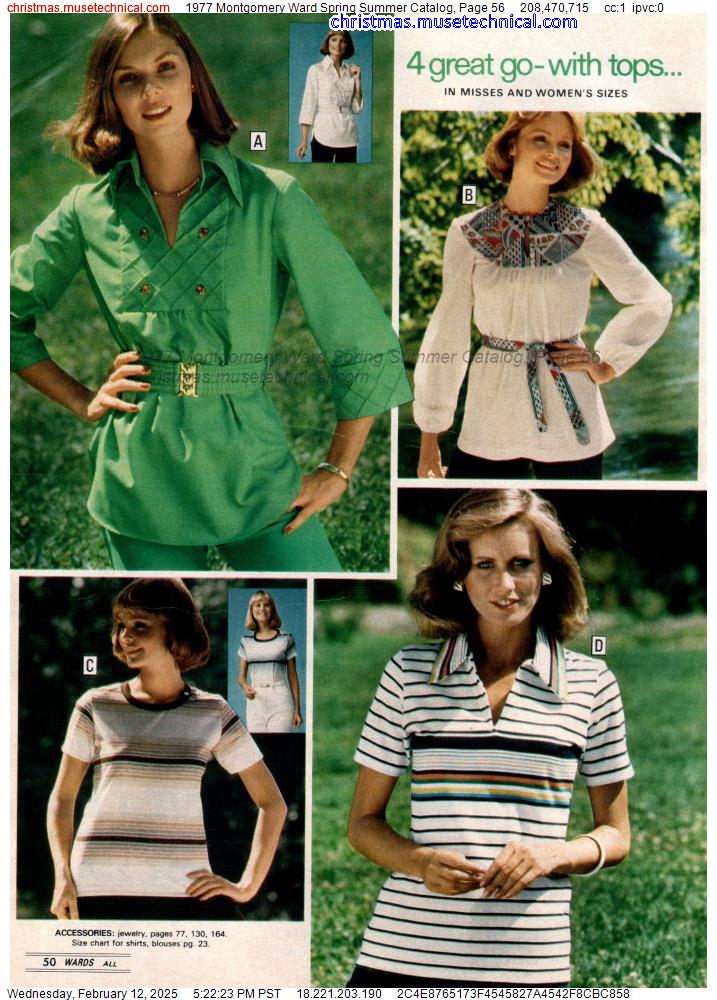 1977 Montgomery Ward Spring Summer Catalog, Page 56