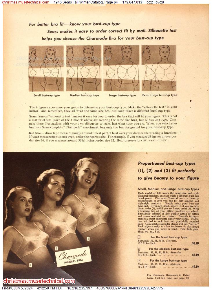 1945 Sears Fall Winter Catalog, Page 64