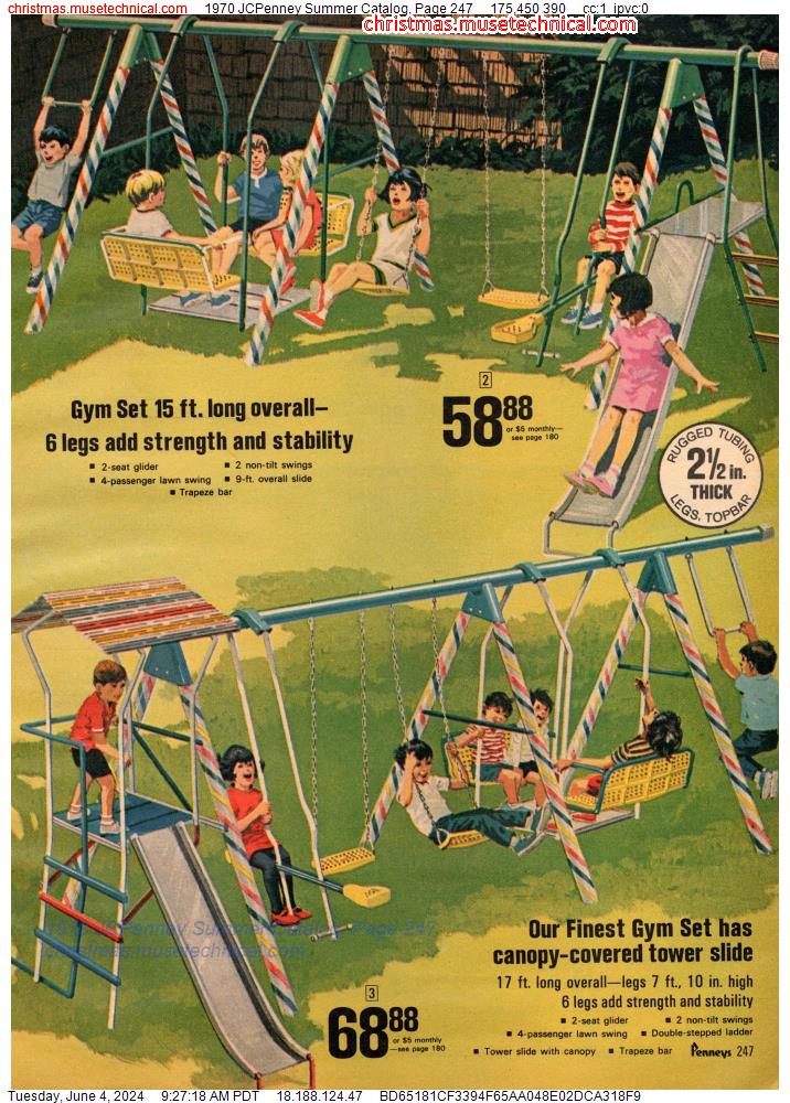 1970 JCPenney Summer Catalog, Page 247