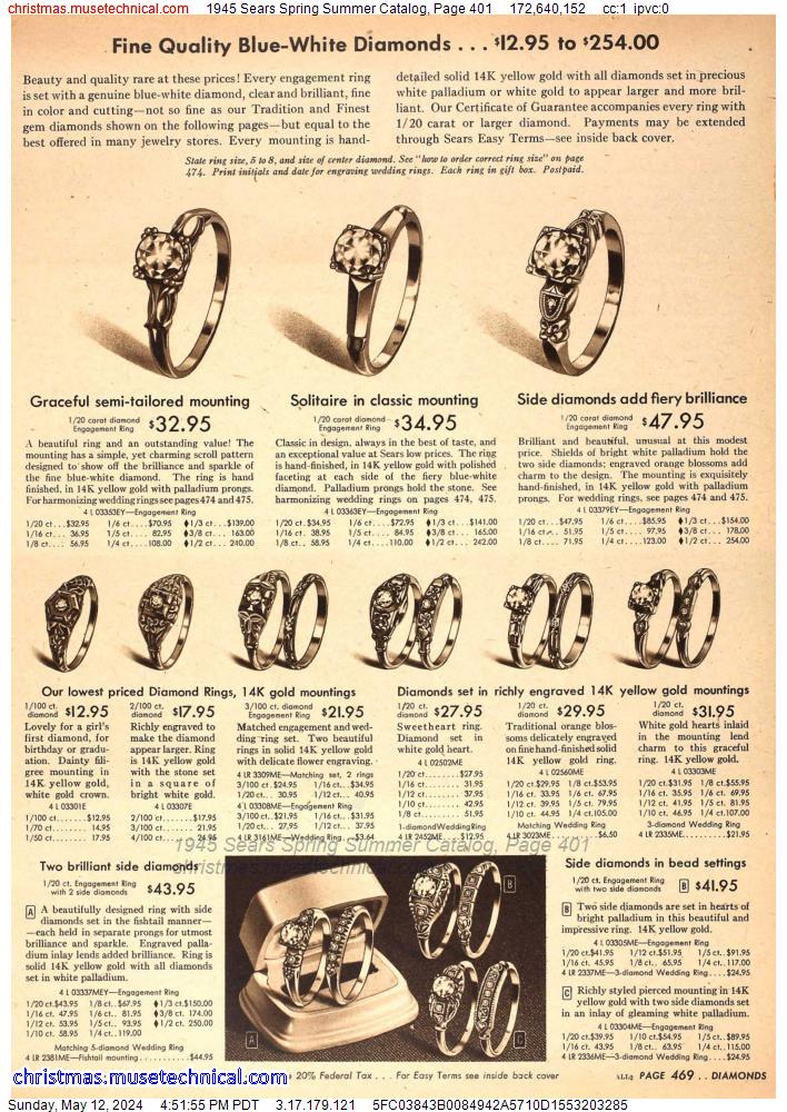 1945 Sears Spring Summer Catalog, Page 401