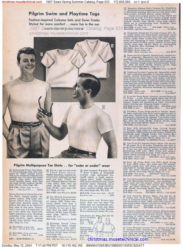 1957 Sears Spring Summer Catalog, Page 533