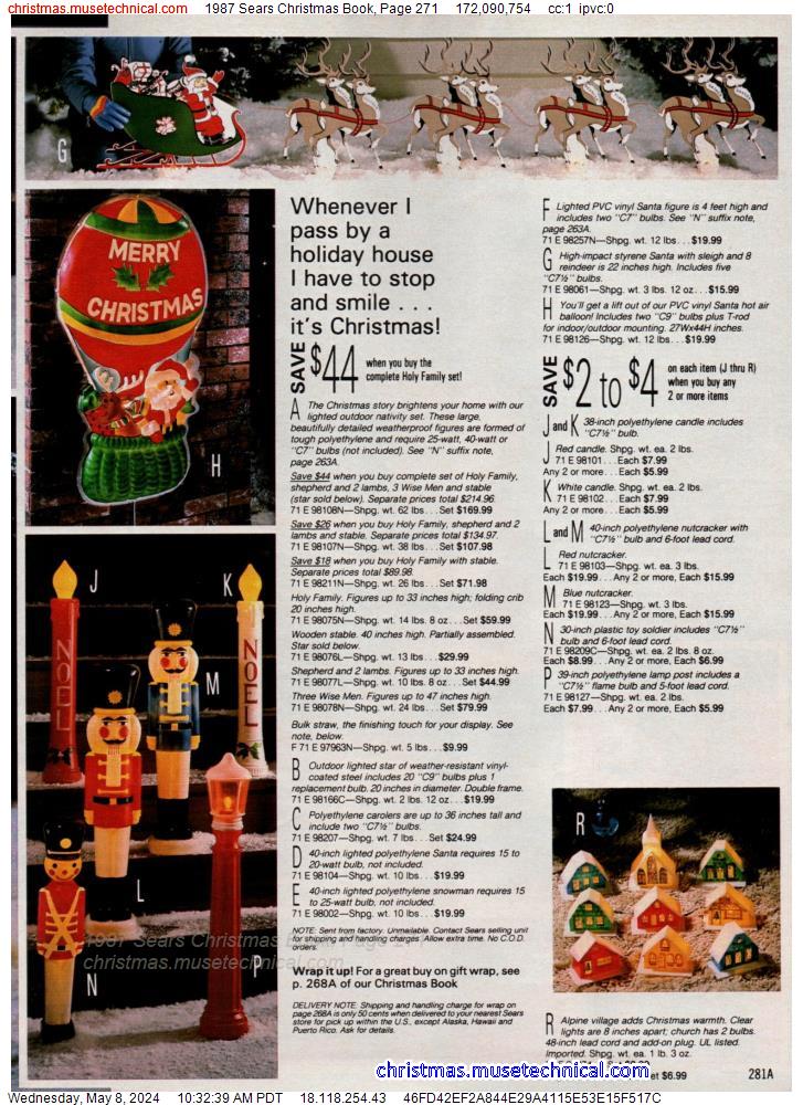1987 Sears Christmas Book, Page 271