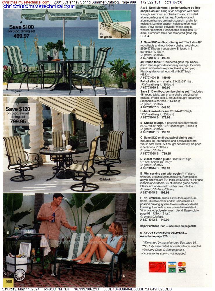 2001 JCPenney Spring Summer Catalog, Page 988