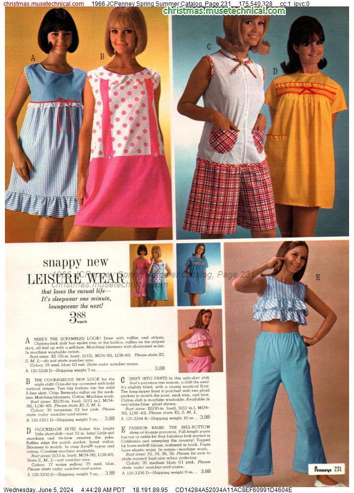 1966 JCPenney Spring Summer Catalog, Page 231