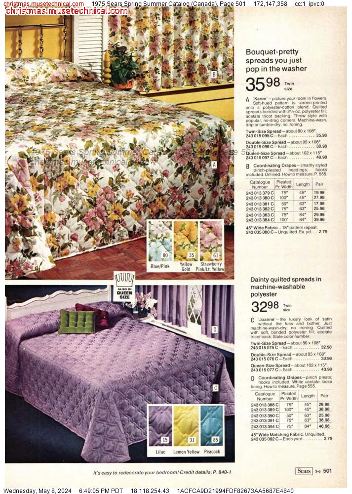 1975 Sears Spring Summer Catalog (Canada), Page 501