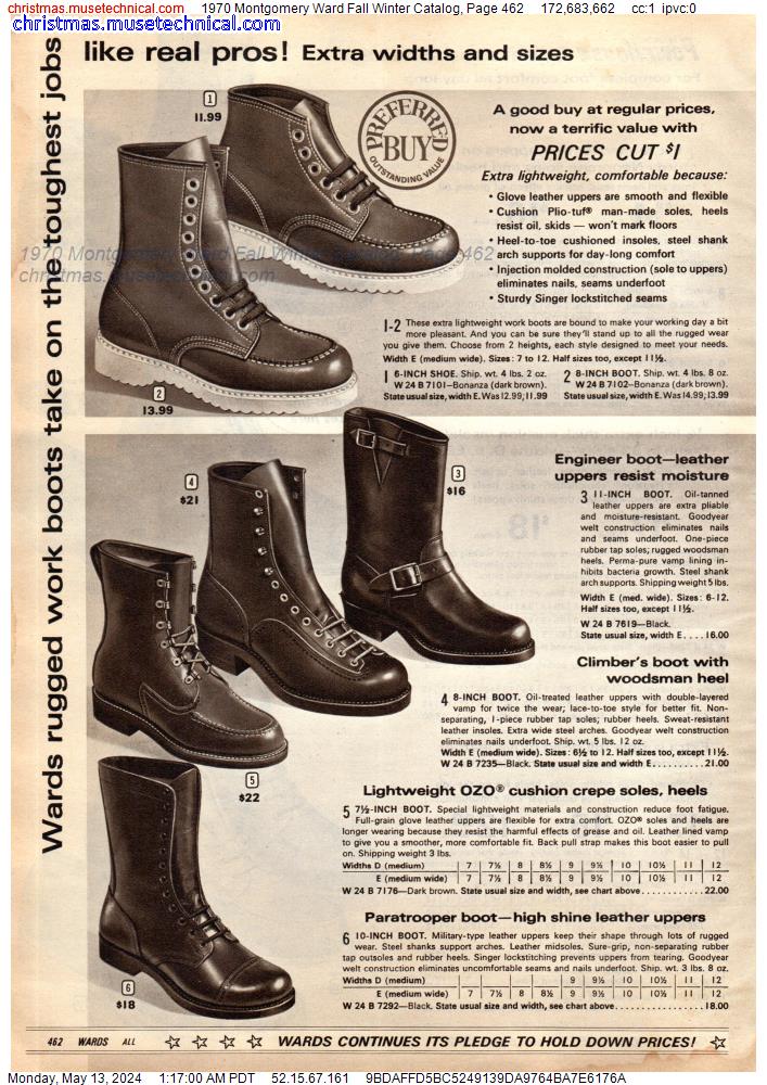1970 Montgomery Ward Fall Winter Catalog, Page 462